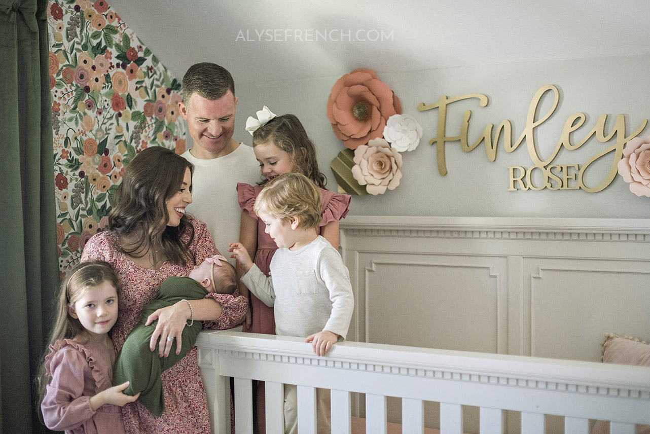 Welcoming Finley | Newborn Lifestyle | Alyse French | Fine Art Portrait Photographer | Houston, TX